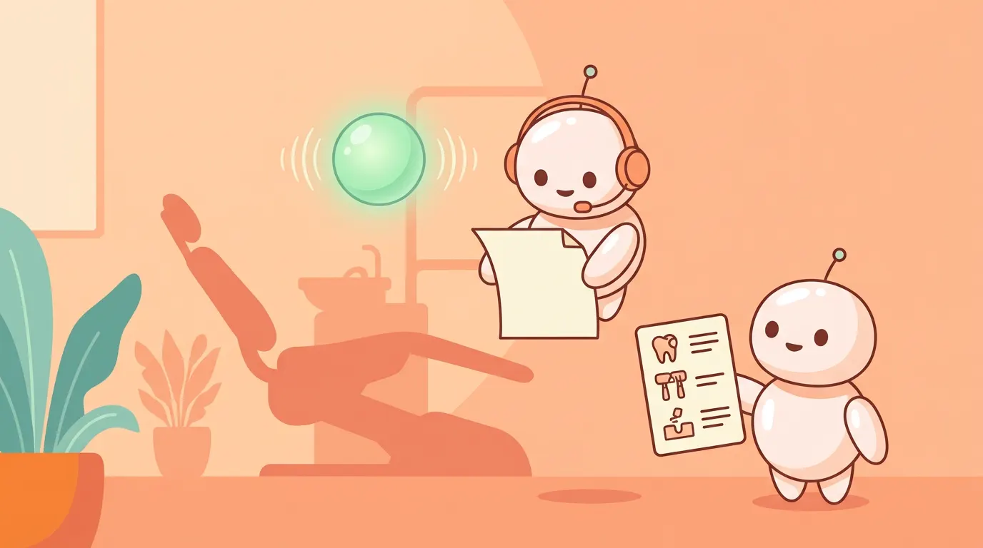 Susan AI and helper robots capturing a visit